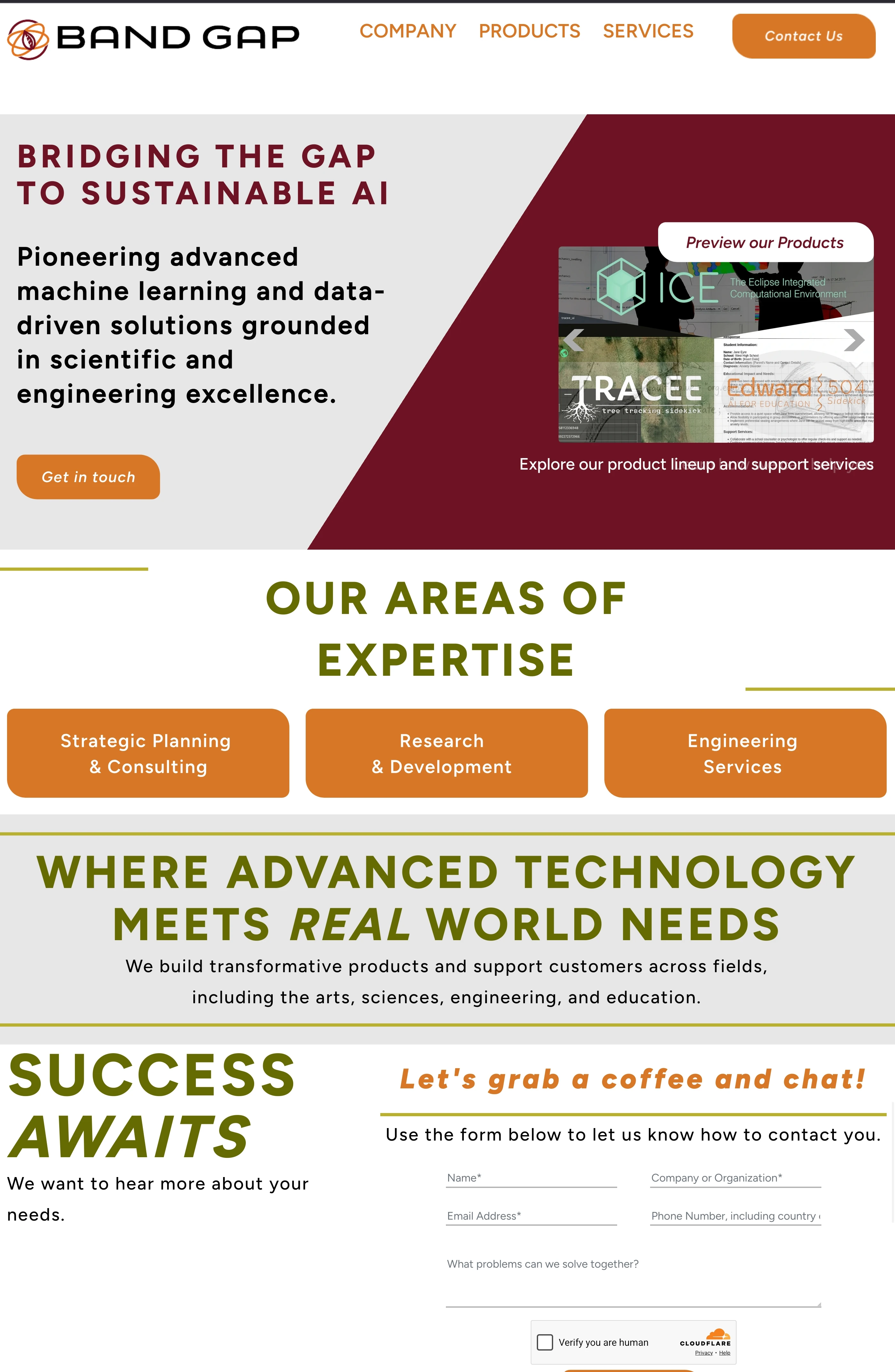 Band Gap Website 2026